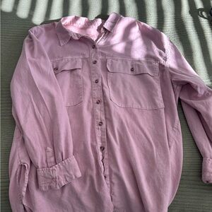 Target Women's Pink Button Down Shirt